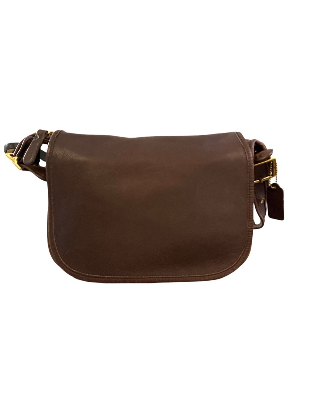 Coach Vintage Patricia Legacy #9951 Brown Leather Flap Crossbody/Shoulder Bag